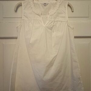 Crown & Ivy Ivory Sleeveless Top